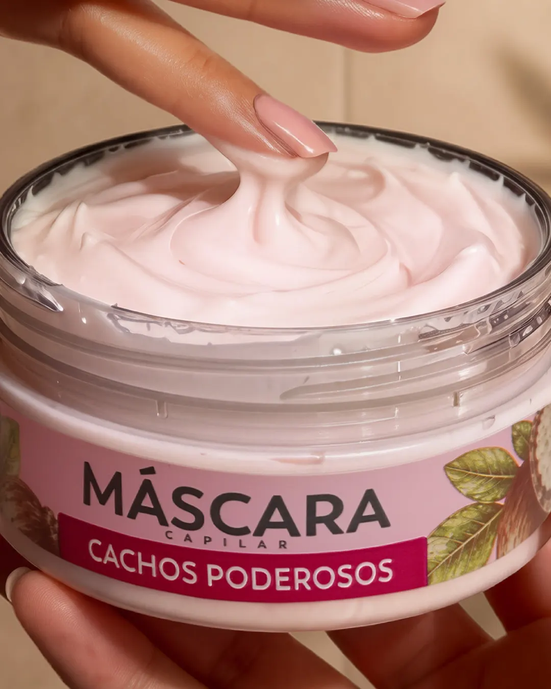 Textura da máscara Cachos Poderosos