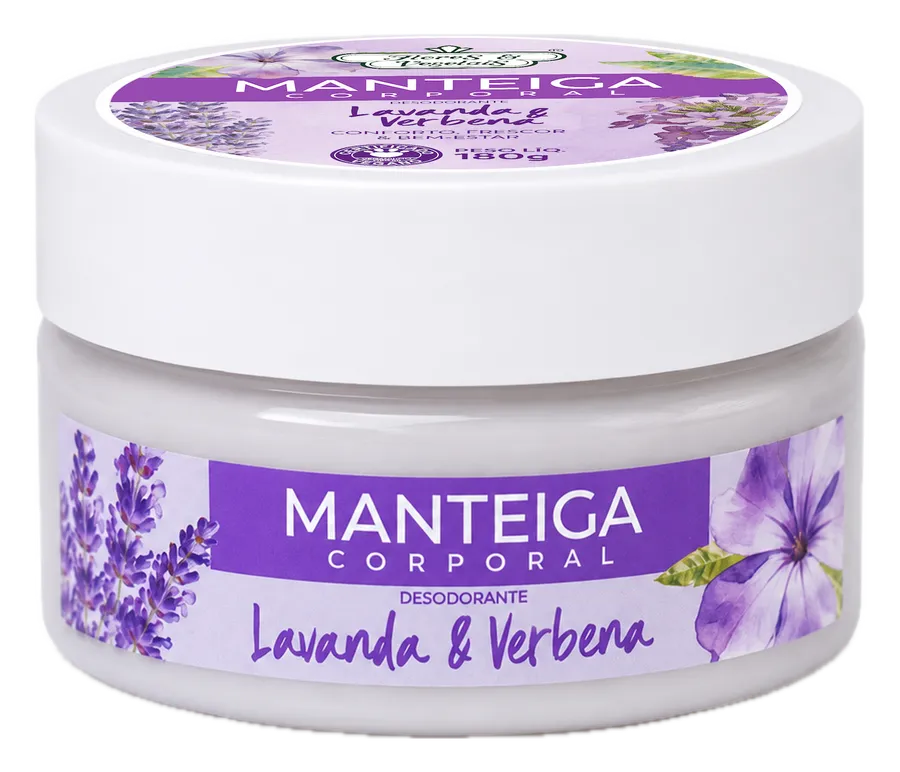 Manteiga Corporal Lavanda & Verbena 180g